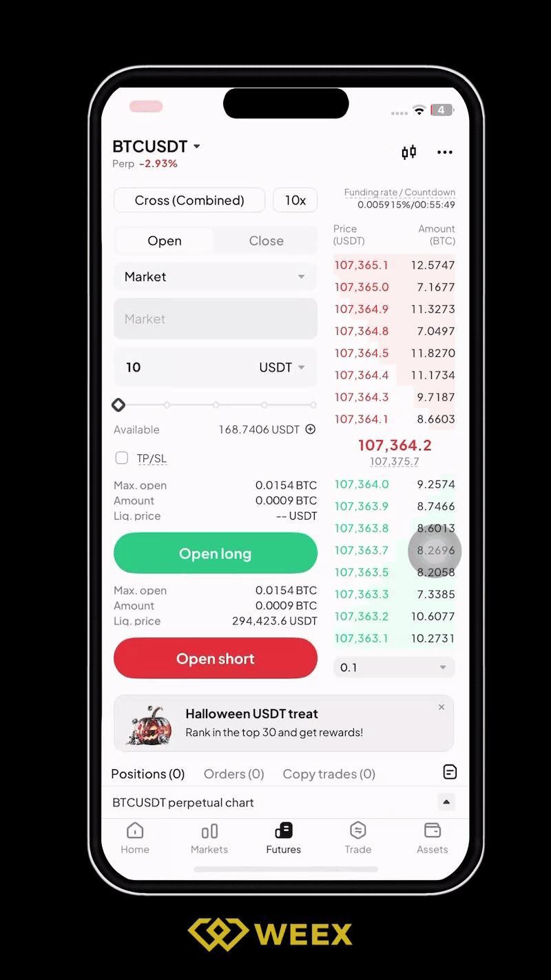 New Drag-to-set TP/SL Feature on Candlestick Chart